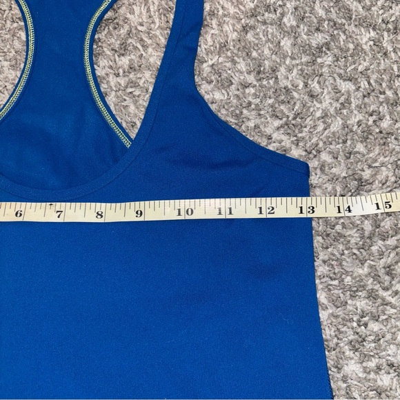 Blue Racerback Tank Top - Picture 2 of 5